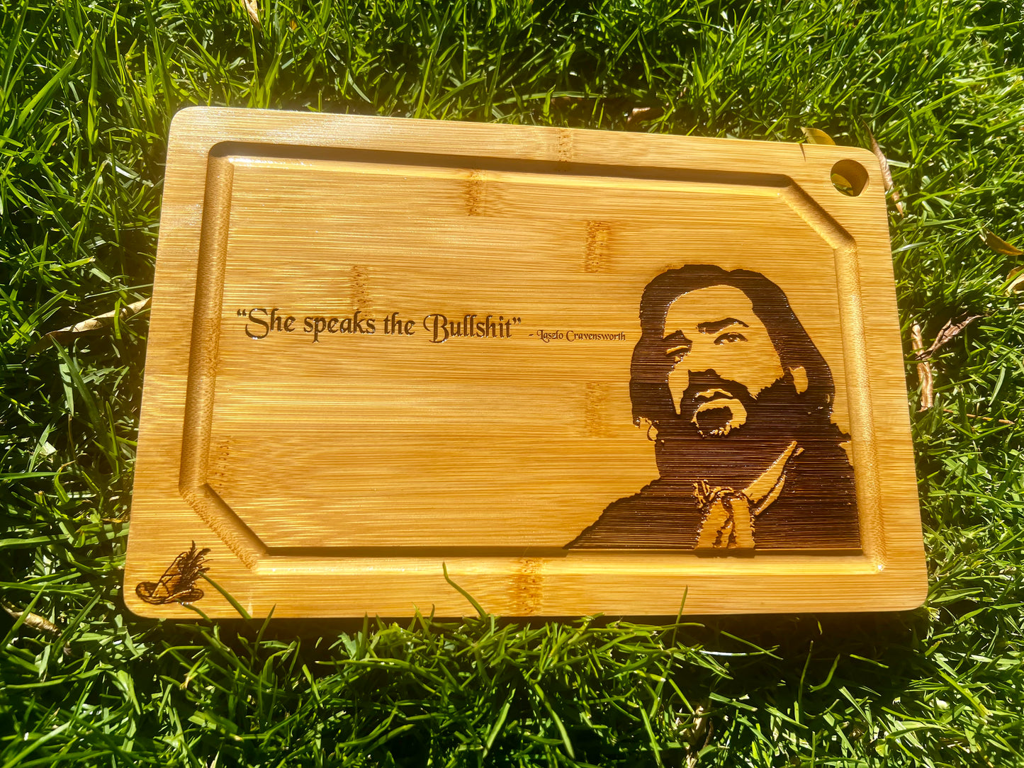 Cutting / Charcuterie Board - Laszlo Cravensworth "She Speaks the Bullsh*t" WWDITS