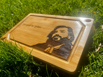 Cutting / Charcuterie Board - Laszlo Cravensworth "She Speaks the Bullsh*t" WWDITS