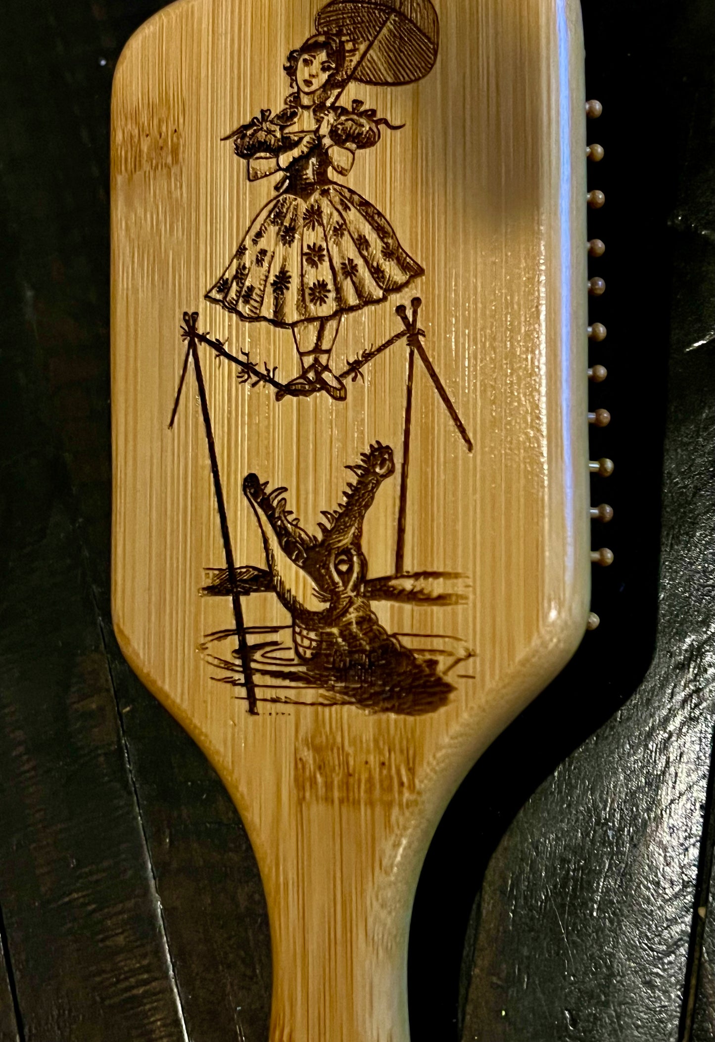 Hairbrush - Haunted Stretching Portrait Tightrope Walker