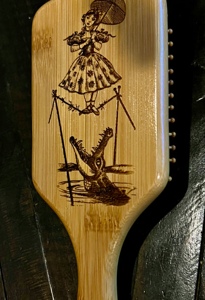 Hairbrush - Haunted Stretching Portrait Tightrope Walker
