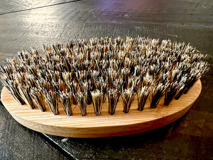 Beard Brush - Skulls & Roses w/ comb and travel bag