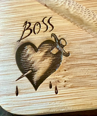 Cutting / Charcuterie Board - Rocky Horror Engraved on Bamboo Cutting Board Science Fiction Double Feature