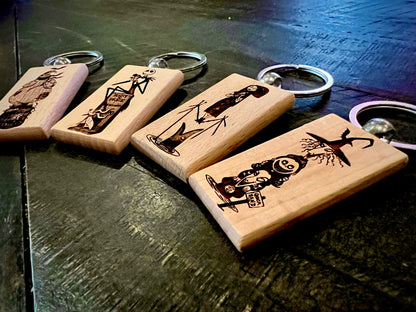 Keychain Set - Nightmare Before Christmas (set of 4)
