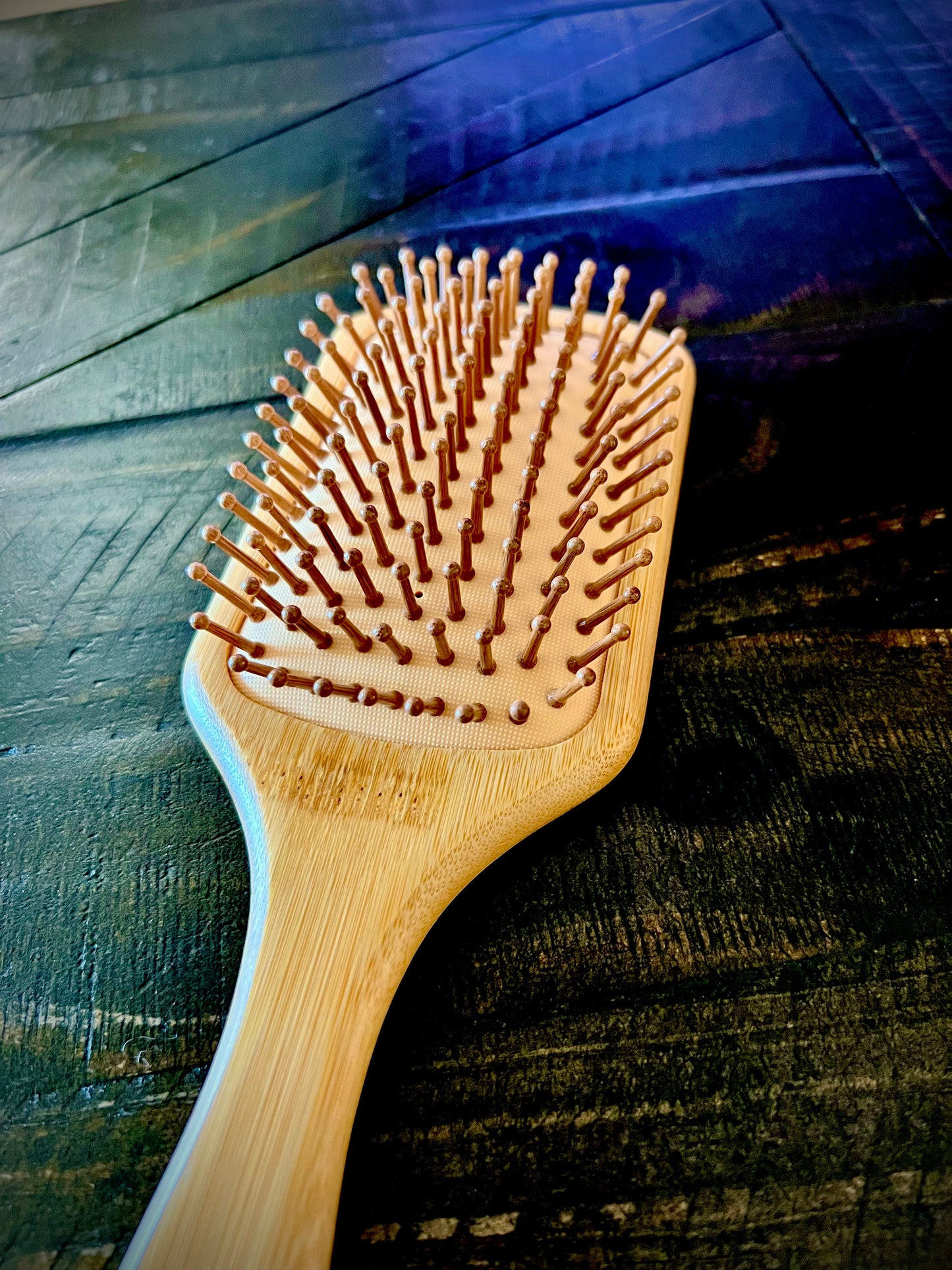 Hairbrush - Nightmare Before Christmas Tightrope Sally (Haunted Mansion) Engraved on large bamboo paddle