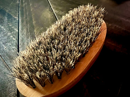 Beard Brush - Vegvisir Odin's Ravens Engraved (Kit) Viking