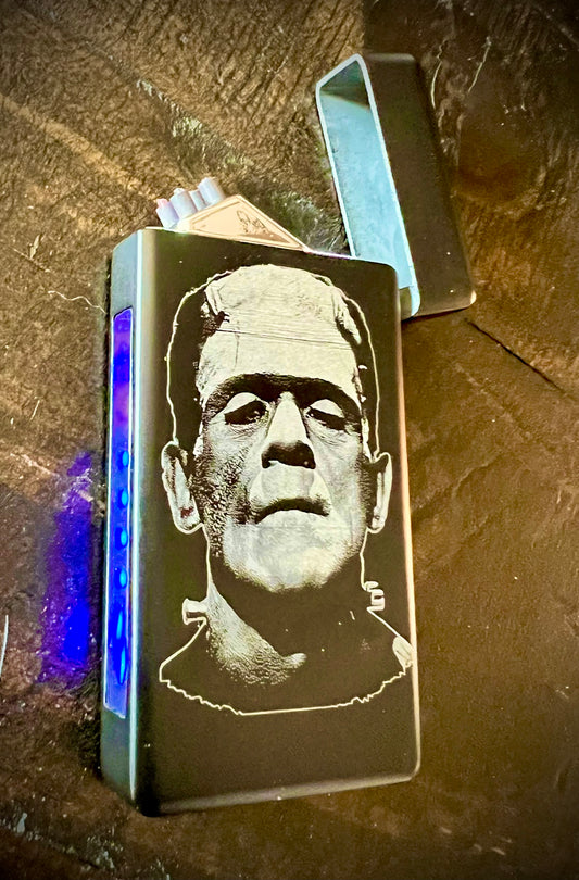Arc Lighter - Frankenstein Monster engraved includes USB Charger