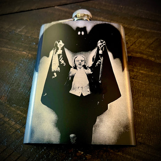 Flask - Dracula 8oz (includes funnel) Stainless Steel