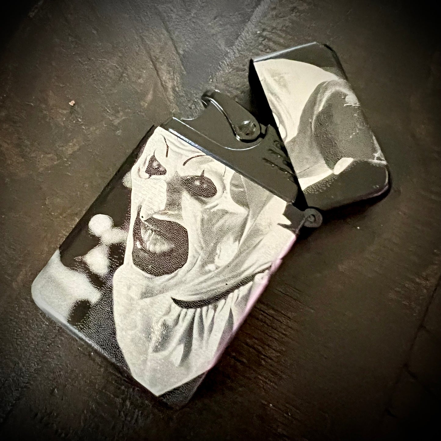 Lighter - Art the Clown Butane Engraved Refillable