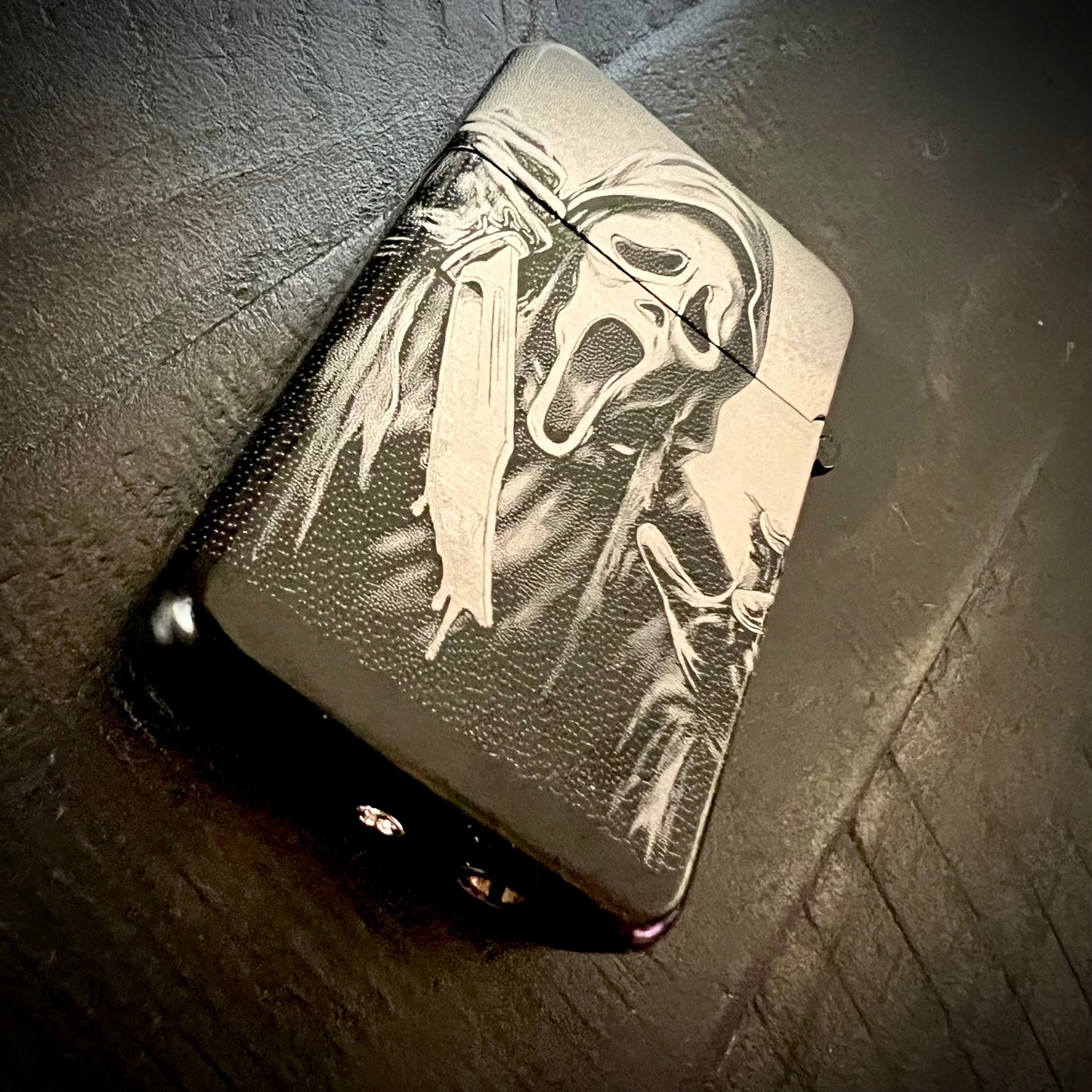 Lighter - Ghostface Butane Engraved Refillable Scream Movie