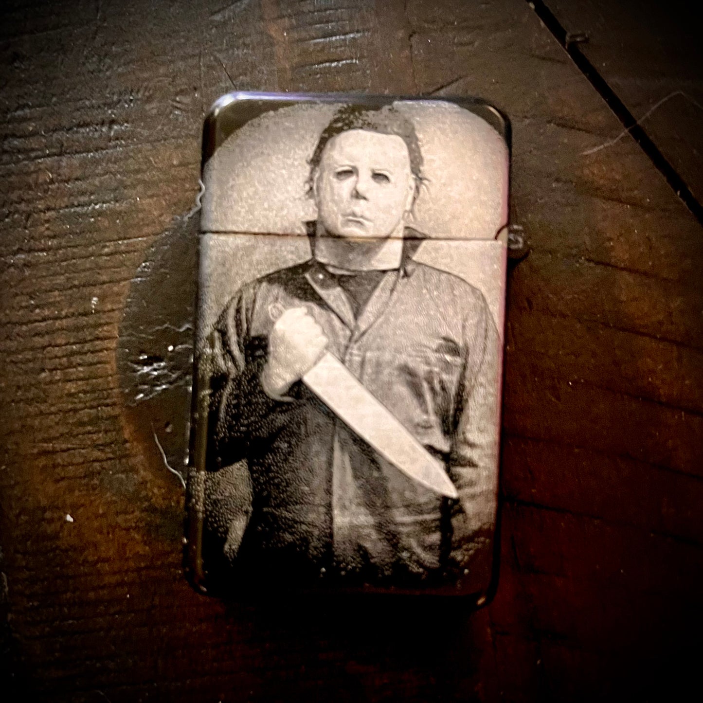 Lighter - Michael Myers Butane Engraved Refillable Halloween