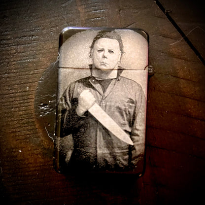 Lighter - Michael Myers Butane Engraved Refillable Halloween