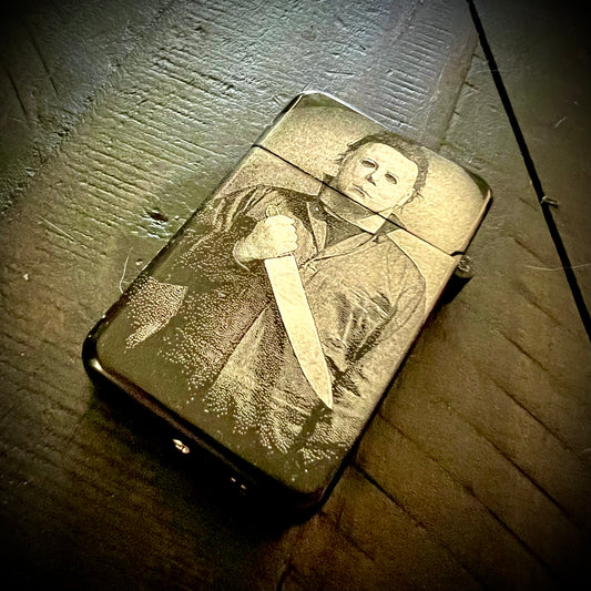 Lighter - Michael Myers Butane Engraved Refillable Halloween