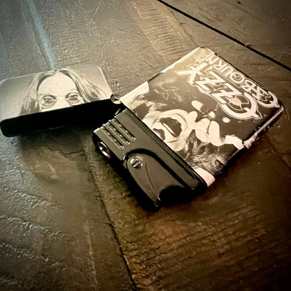 Lighter - Ozzy Osbourne Butane Engraved Refillable Black Sabbath
