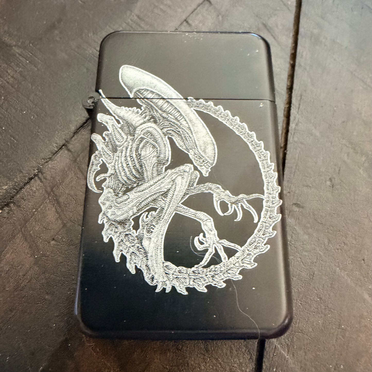 Lighter - Alien Xenomorph Butane Engraved Refillable