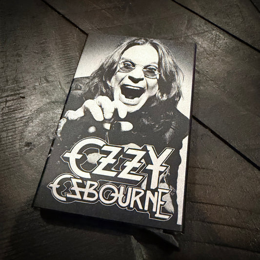Wallet - Ozzy Osbourne engraved metal card wallet