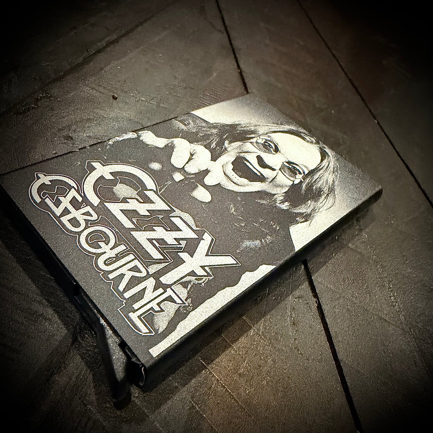 Wallet - Ozzy Osbourne engraved metal card wallet