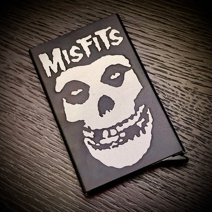 Wallet - Misfits engraved metal card wallet Crimson Ghost