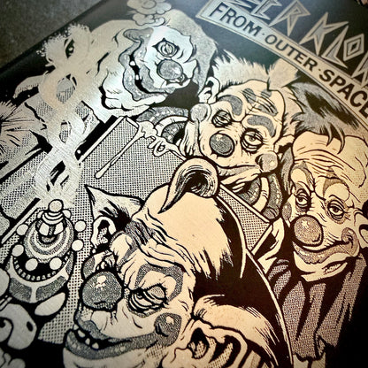 Flask - Killer Klowns from Outer Space 8oz (includes funnel) Stainless Steel