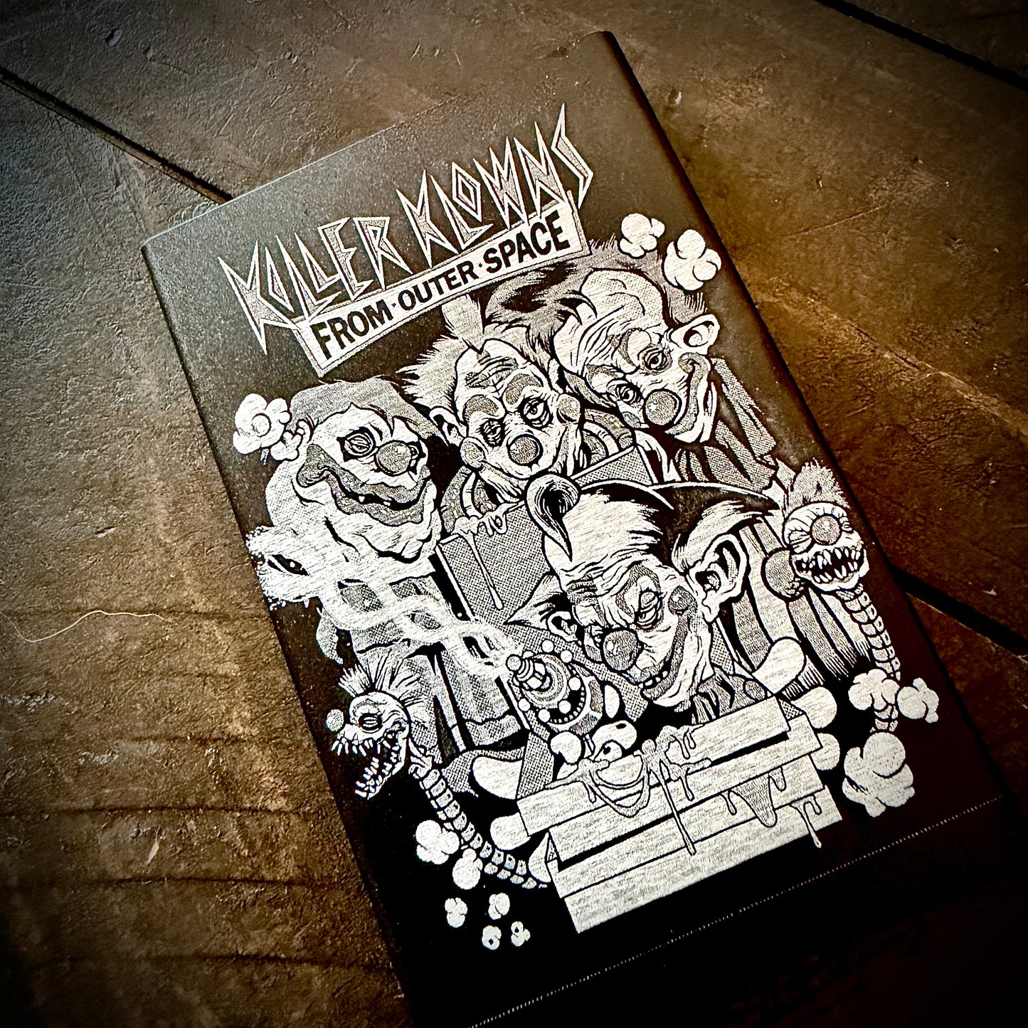 Wallet - Killer Klowns from Outer Space engraved metal card wallet