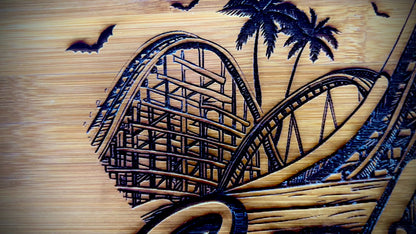 Cutting / Charcuterie Board - Santa Carla Lost Boys Inspired Engraved on Bamboo