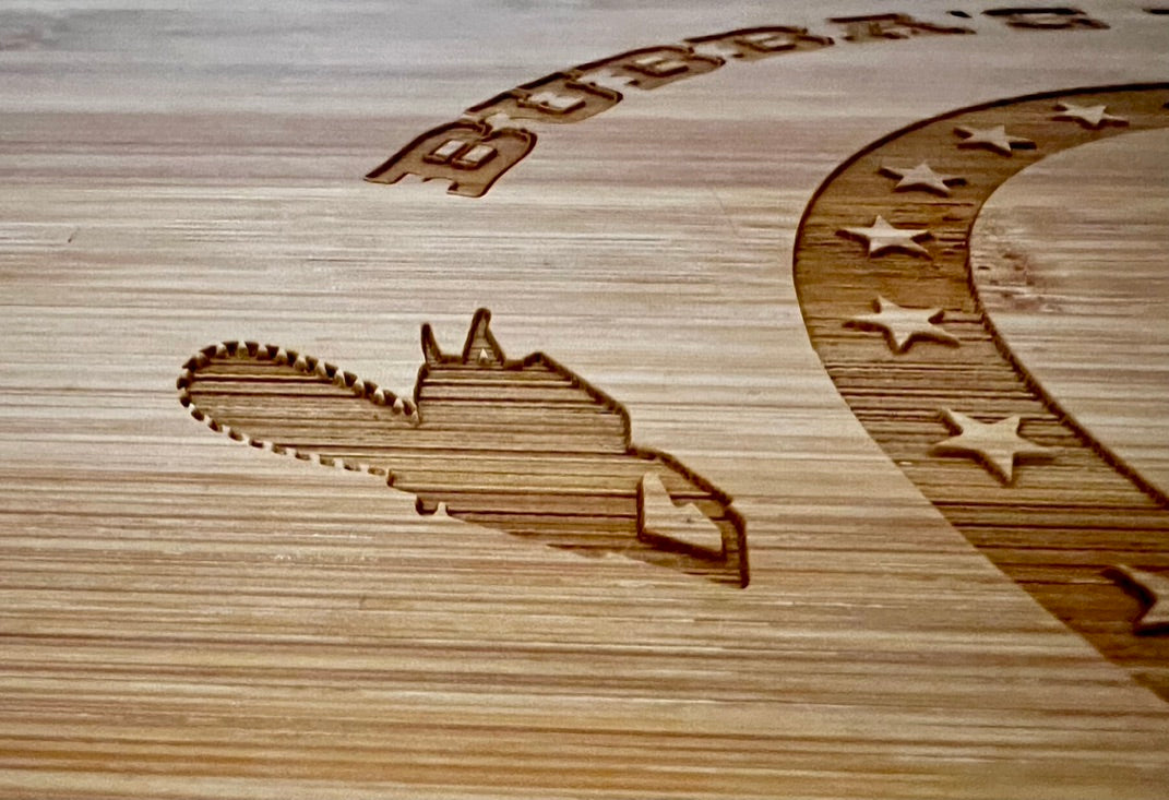 Cutting Board - Bubba's BBQ engraved on bamboo – BlackSpotCreations