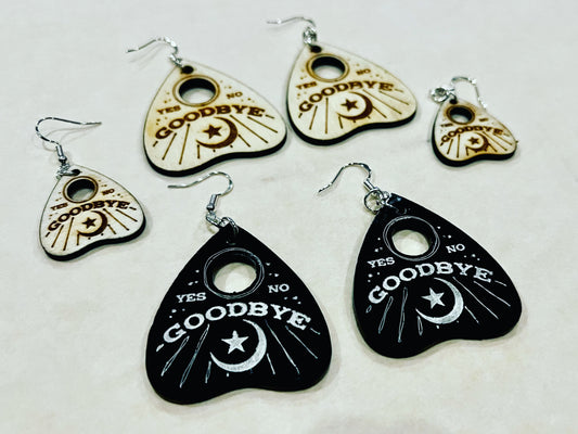 Earrings - Planchette Dangle Ouija