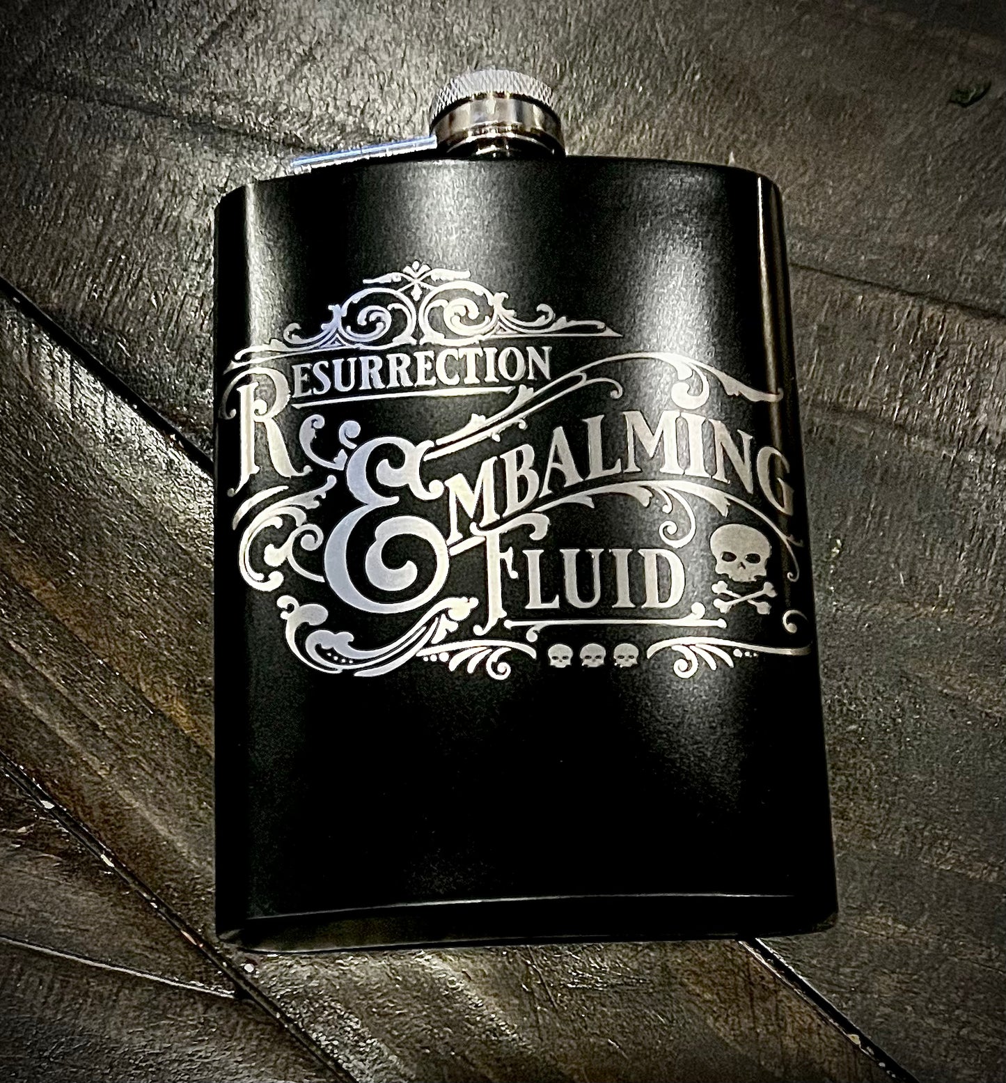 Flask - Resurrection Embalming Fluid 8ozStainless Steel