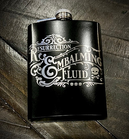 Flask - Resurrection Embalming Fluid 8ozStainless Steel
