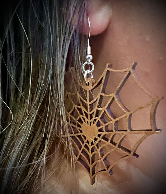 Earrings - Heartweb 2” Dangle