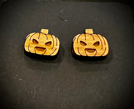 Earrings - Baby Jack O’Lantern Studs